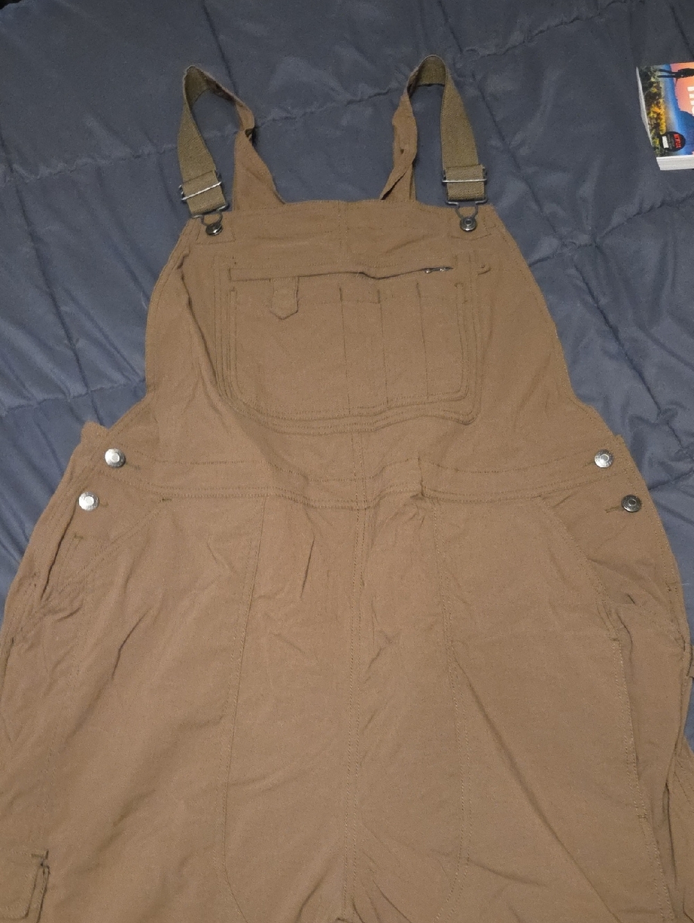 Duluth Trading Co Olive Green Gardening Bib Overalls